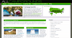 Desktop Screenshot of allcampgrounds.com